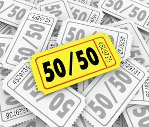 50/50 Raffle Ticket